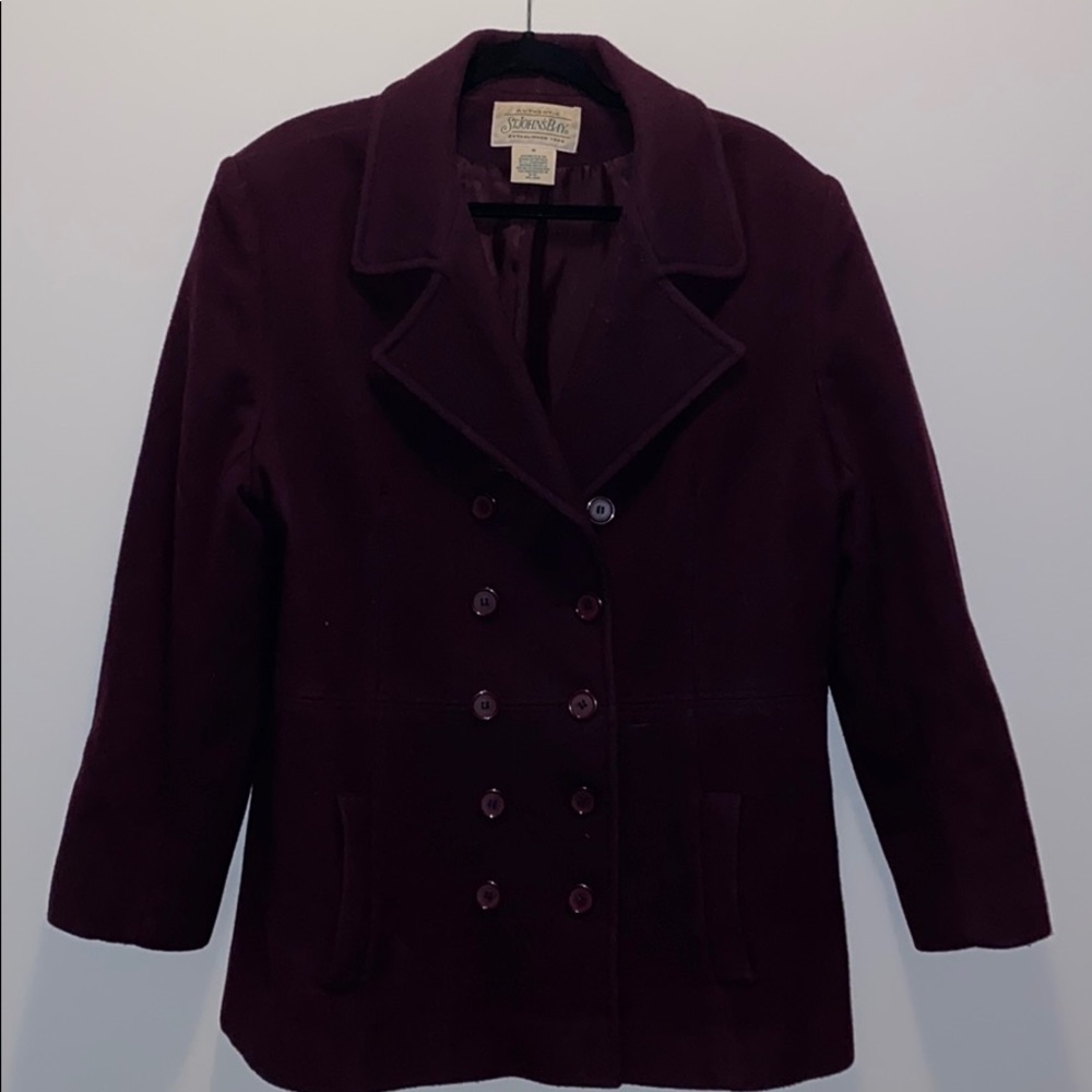 • St. John’s Bay Double Breasted Pea Coat •